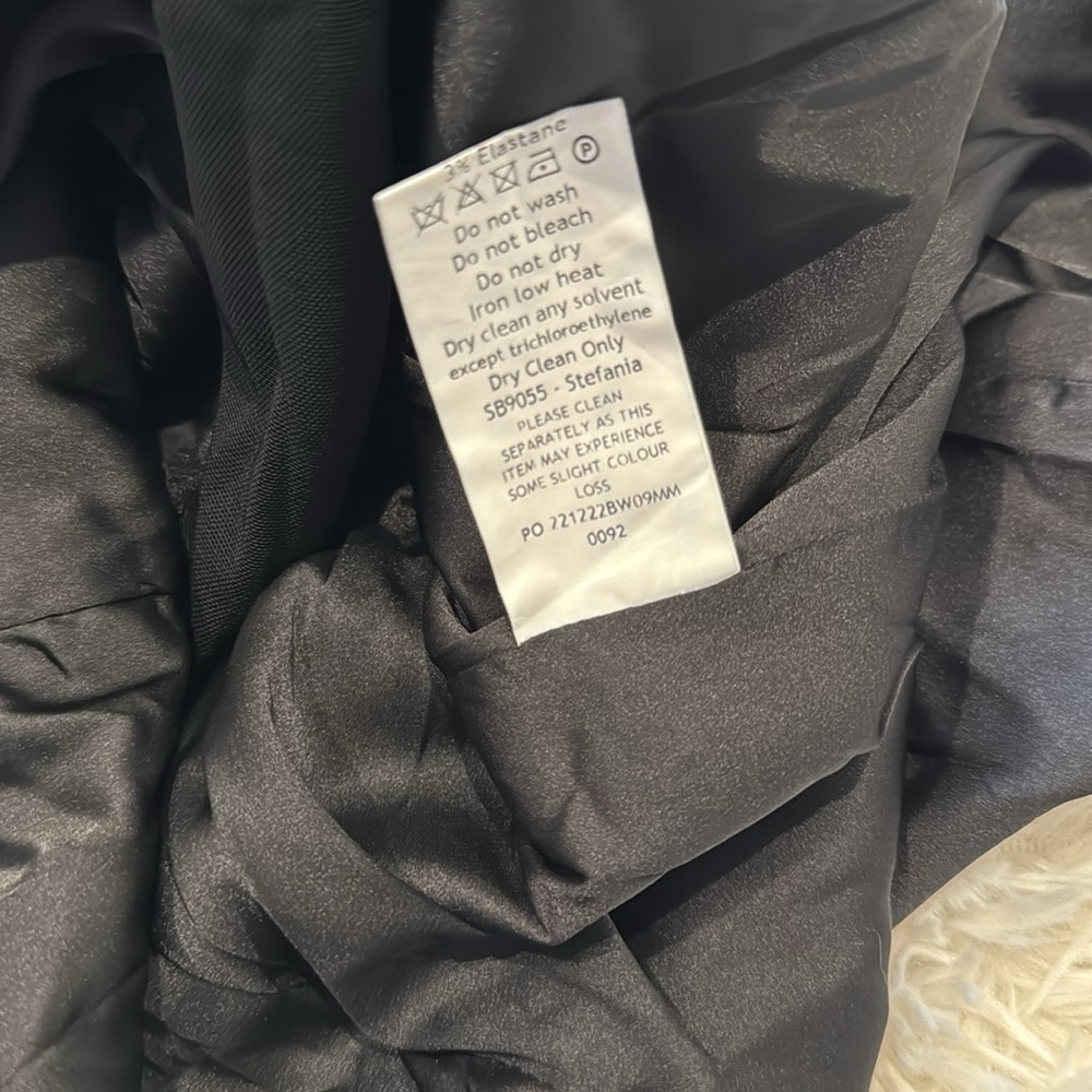 NWOT HOUSE OF CB Stefania Black Corset Maxi Dress sz L - Picture 8 of 9